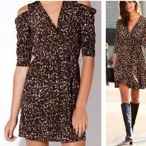 Hale Bob "Here Kitty Kitty" Cold Shoulder Mini dress